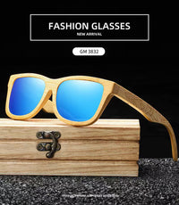sunglasses polarized with nature bamboo for unisex
