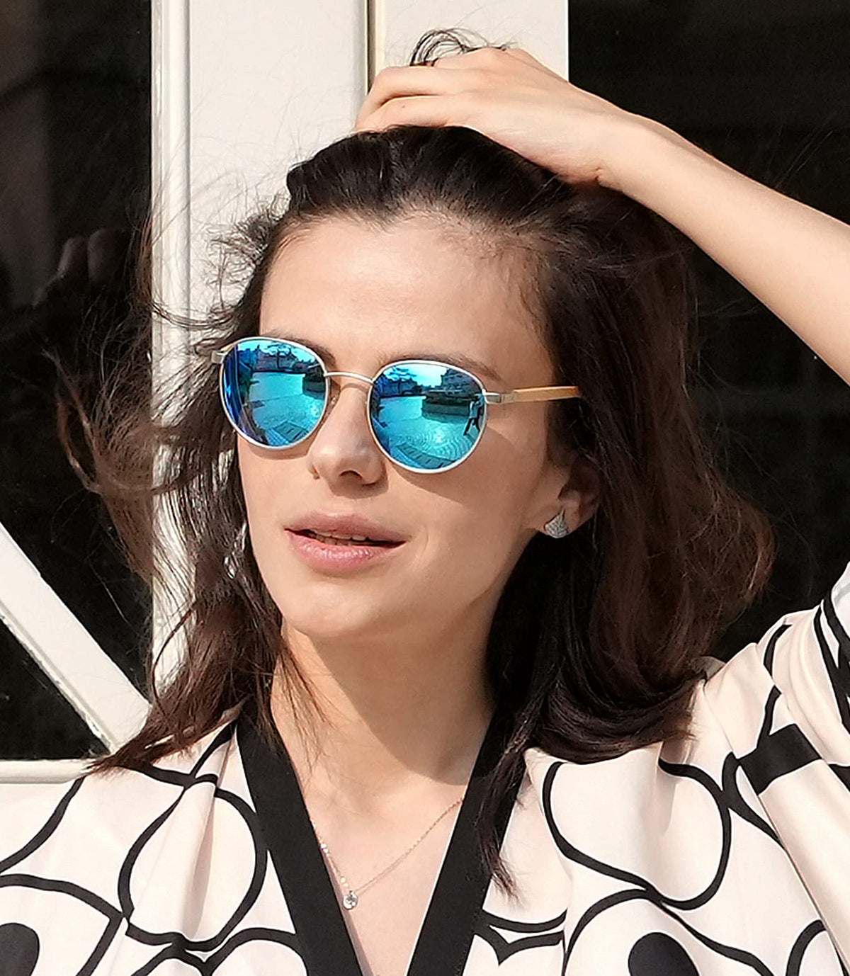 AEMXI Pilotensonnenbrille für Damen