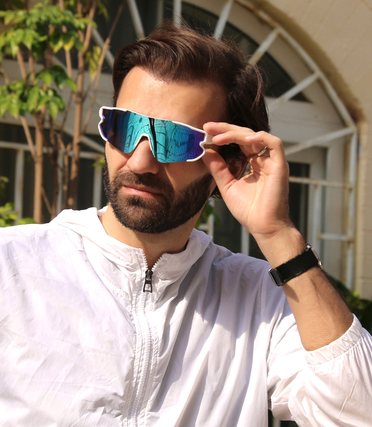 AMEXI Fahrrad-Sonnenbrille für Herren