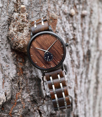 AMEXI Herrenuhren aus Holz 