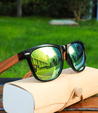 AMXI Holzsonnenbrille für Männer und Frauen