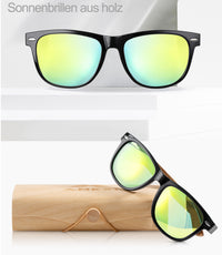 AMXI Holzsonnenbrille für Männer und Frauen