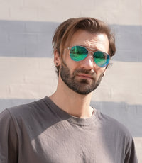 AMEXI Pilotensonnenbrille für Herren
