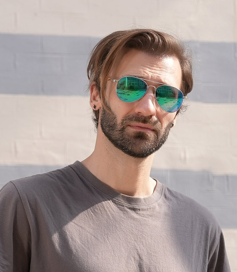 AMEXI Pilotensonnenbrille für Herren