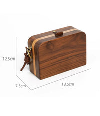 Wooden Charm-Lipstick bag