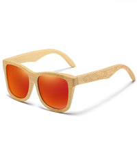 sunglasses polarized with nature bamboo for unisex