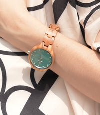 Green Wooden Watches
