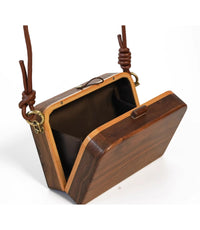 Wooden Charm-Lipstick bag