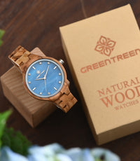 Shell surface wooden watches