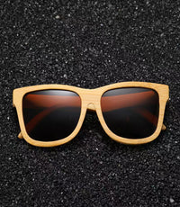 sunglasses polarized with nature bamboo for unisex