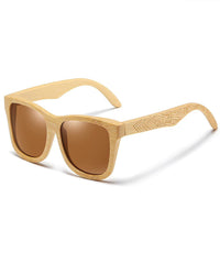 sunglasses polarized with nature bamboo for unisex