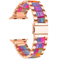 AMEXI Metallarmband kompatibel mit Apple Watch
