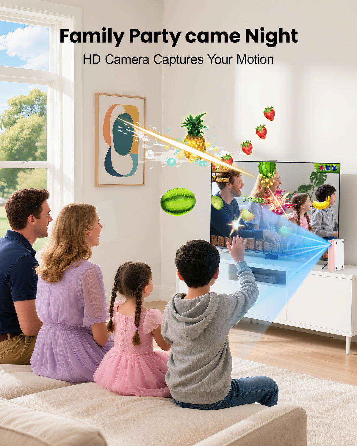 AMEXI AR Motion Gaming Console for Kids (Christmas/Birthday Gift)