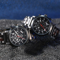 Men watch calendar wooden