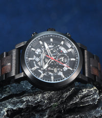 Multifunctional watch wooden