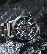 Men watch calendar wooden