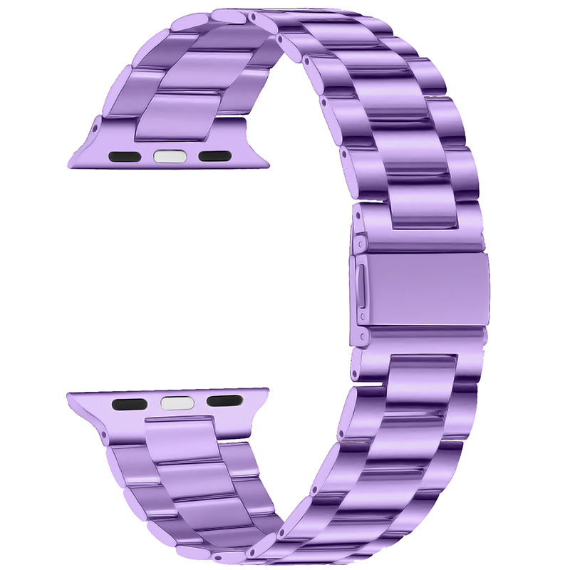 AMEXI verstellbares Metallarmband, kompatibel mit Apple Watch
