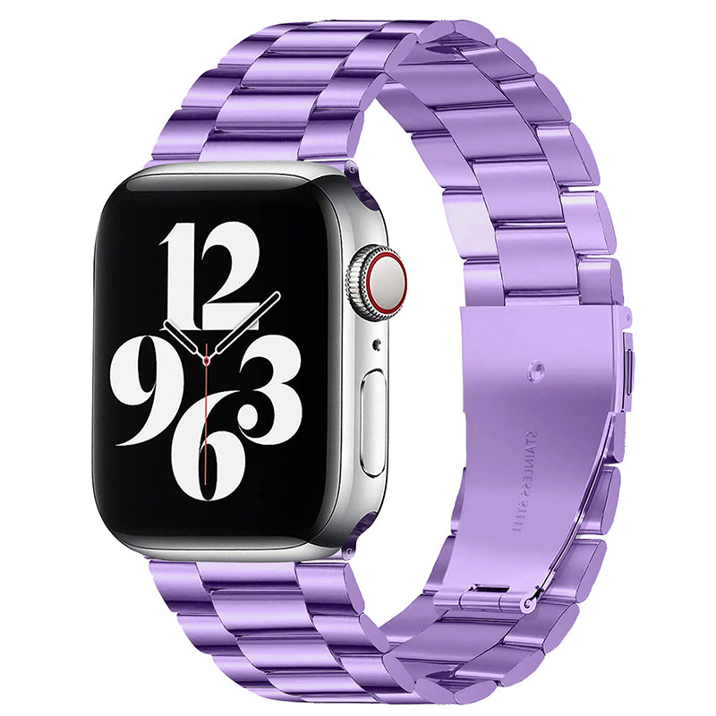 AMEXI verstellbares Metallarmband, kompatibel mit Apple Watch