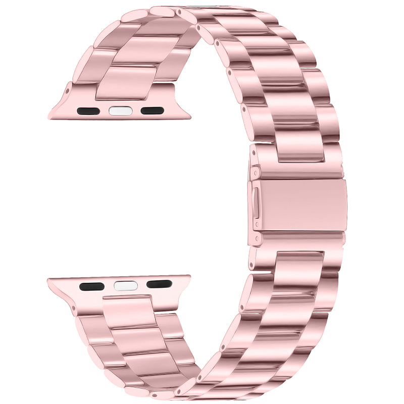 AMEXI verstellbares Metallarmband, kompatibel mit Apple Watch