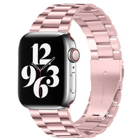 AMEXI verstellbares Metallarmband, kompatibel mit Apple Watch