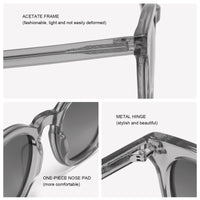 Womens sunglasses with acatate