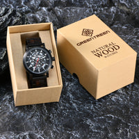 Men watch calendar wooden
