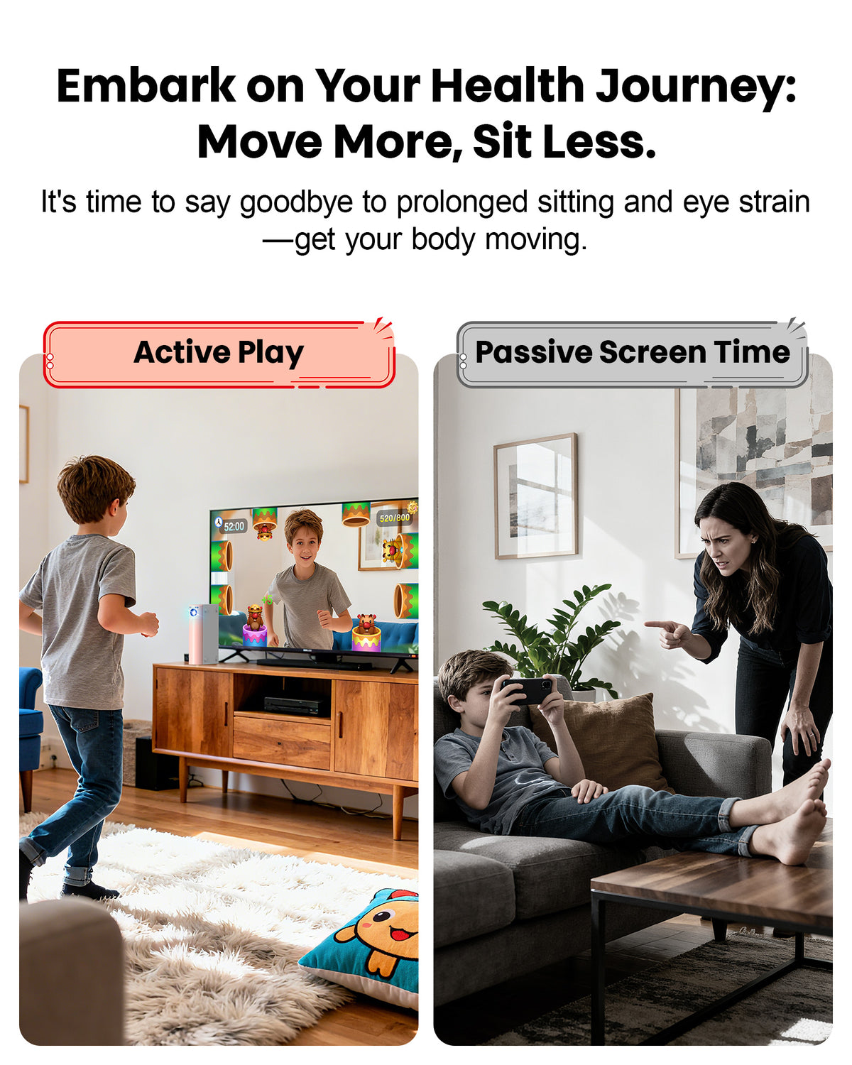 AMEXI AR Motion Gaming Console for Kids (Christmas/Birthday Gift)