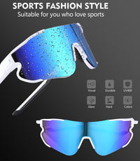 AMEXI Fahrrad-Sonnenbrille für Herren