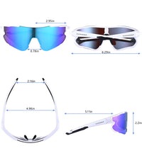 AMEXI Fahrrad-Sonnenbrille für Herren