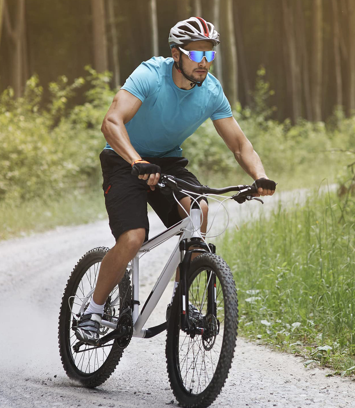 AMEXI Fahrrad-Sonnenbrille für Herren