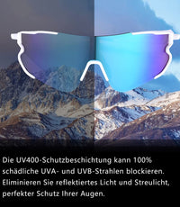 AMEXI Fahrrad-Sonnenbrille für Herren
