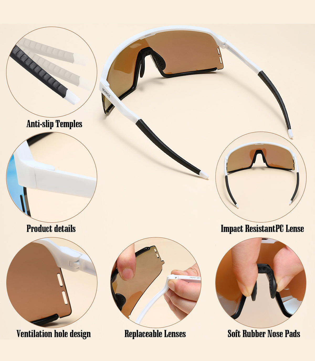 Cycling glasses
